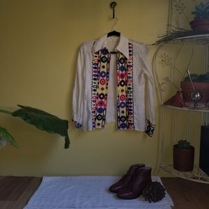 Vintage 60's Hippie Hand-made shirt